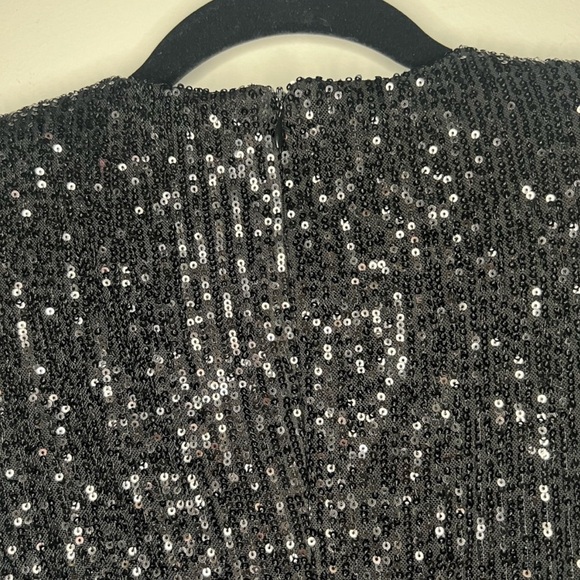 Betsey Johnson - Sequin Black Mini Dress - Size XS - Picture 9 of 11